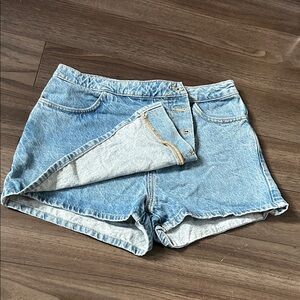 Urban Outfitters Light Blue Denim High-Rise Shorts